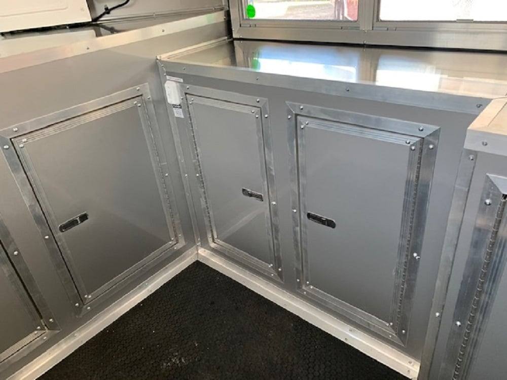 8.5' x 24' Penske Yellow Concession Food Trailer with Restroom