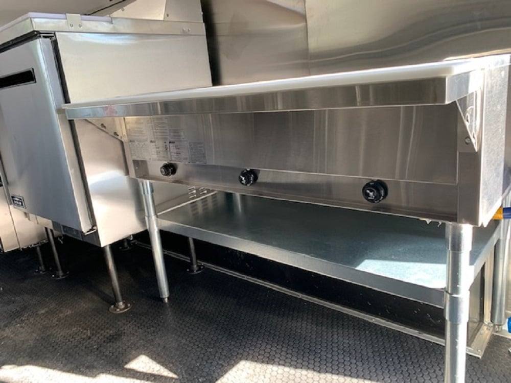 8.5' x 24' Penske Yellow Concession Food Trailer with Restroom