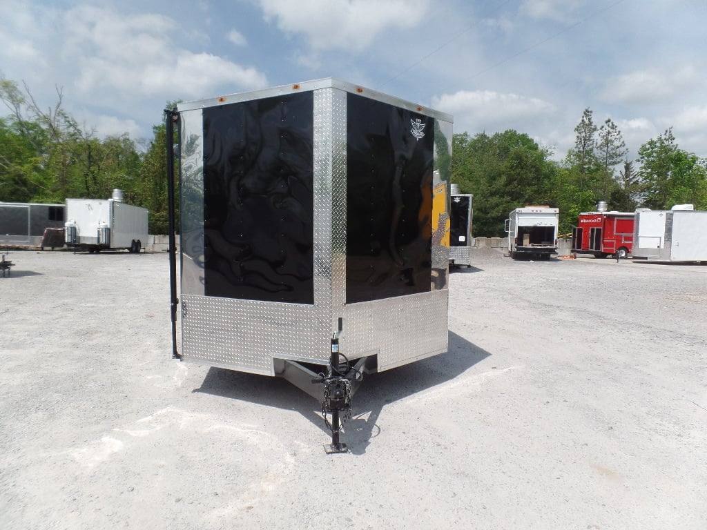 734-8.5-x-24-porch-style-black-concession-food-trailer-17.jpg 8.5' x 24' Porch Style Black Concession Food Trailer