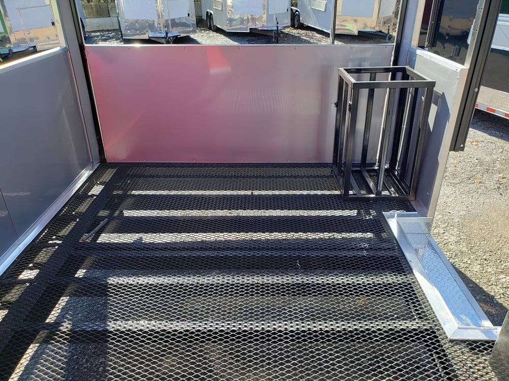 735-8.5-x-24-red-bbq-porch-food-concession-event-trailer-2.jpg 8.5' x 24' Red BBQ Porch Food Concession Event Trailer