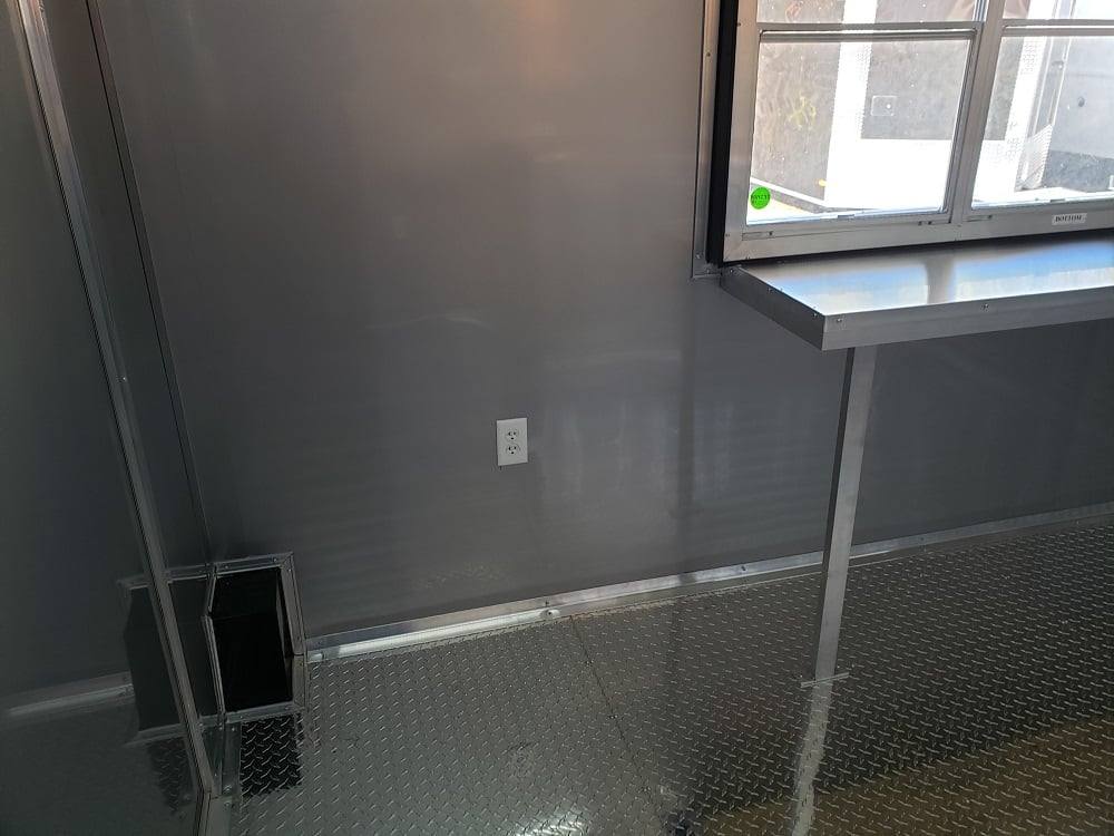 735-8.5-x-24-red-bbq-porch-food-concession-event-trailer-23.jpg 8.5' x 24' Red BBQ Porch Food Concession Event Trailer