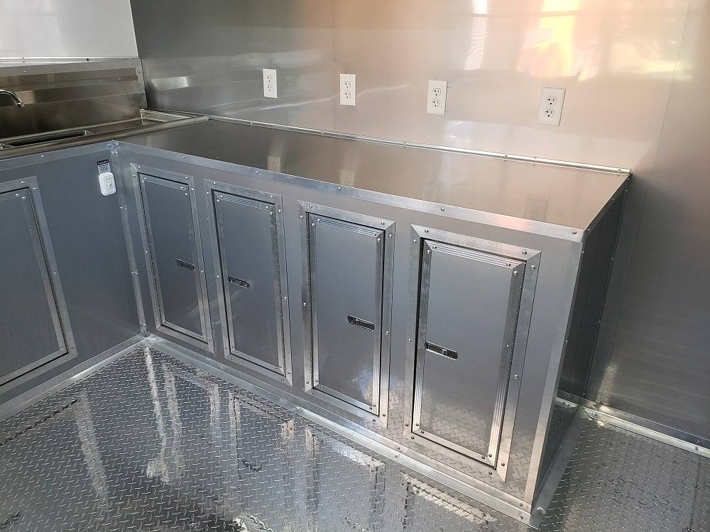 735-8.5-x-24-red-bbq-porch-food-concession-event-trailer-4.jpg 8.5' x 24' Red BBQ Porch Food Concession Event Trailer