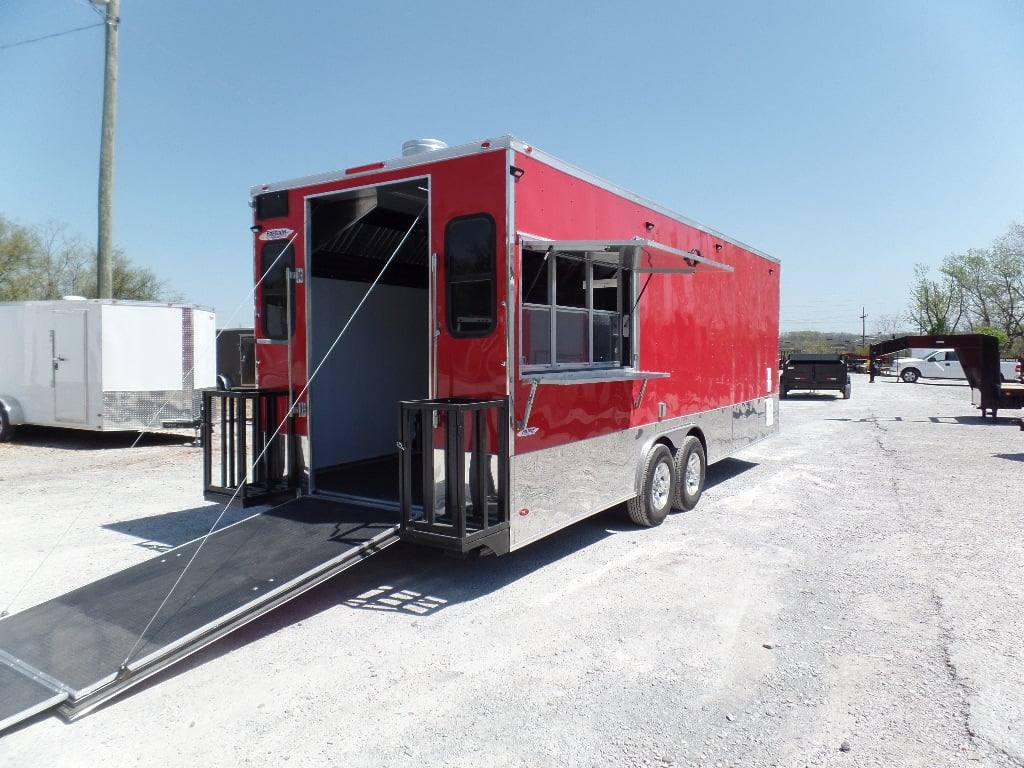 736-8.5-x-24-red-concession-food-trailer-15.jpg 8.5' x 24' Red Concession Food Trailer