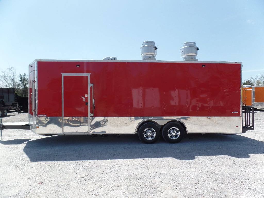 736-8.5-x-24-red-concession-food-trailer-3.jpg 8.5' x 24' Red Concession Food Trailer
