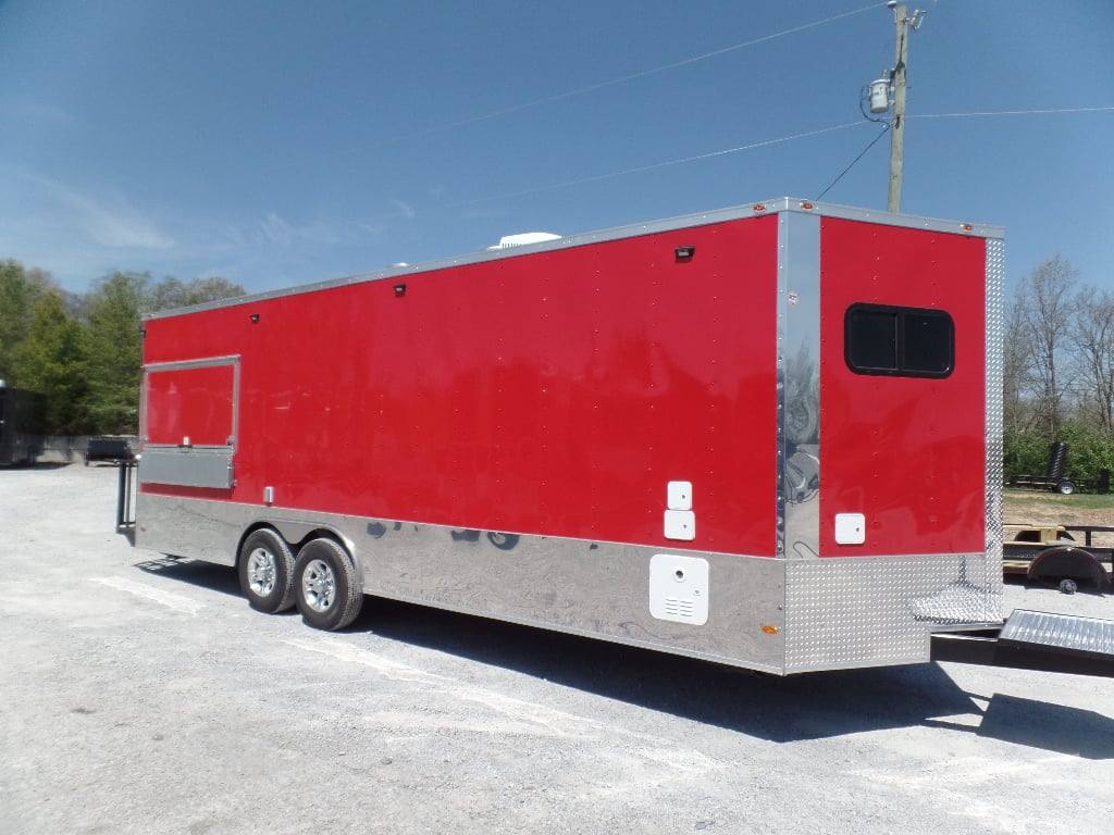 736-8.5-x-24-red-concession-food-trailer-8.jpg 8.5' x 24' Red Concession Food Trailer