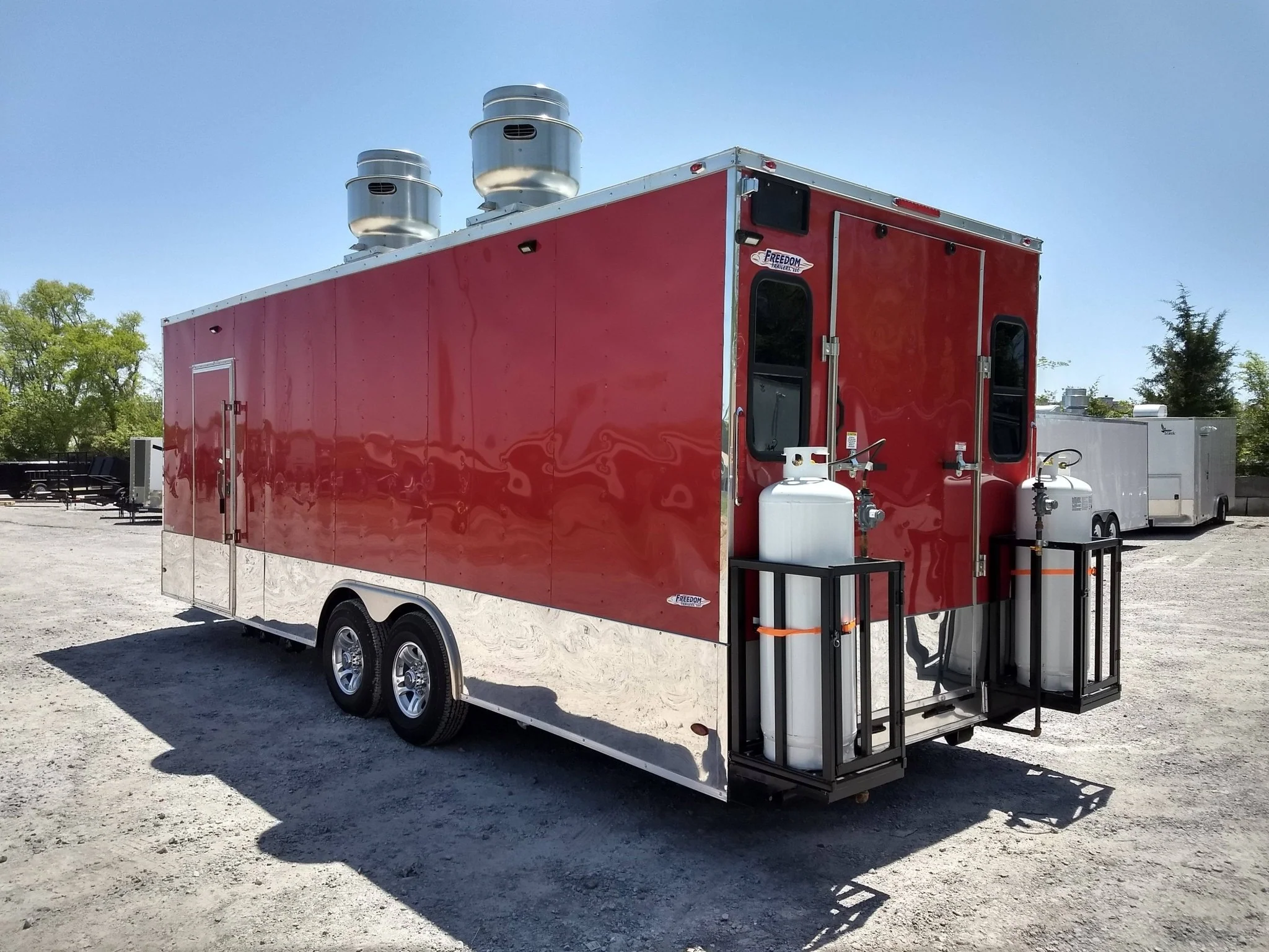 737-8.5-x-24-red-concession-food-trailer-with-appliances-10.webp 8.5' x 24' Red Concession Food Trailer With Appliances