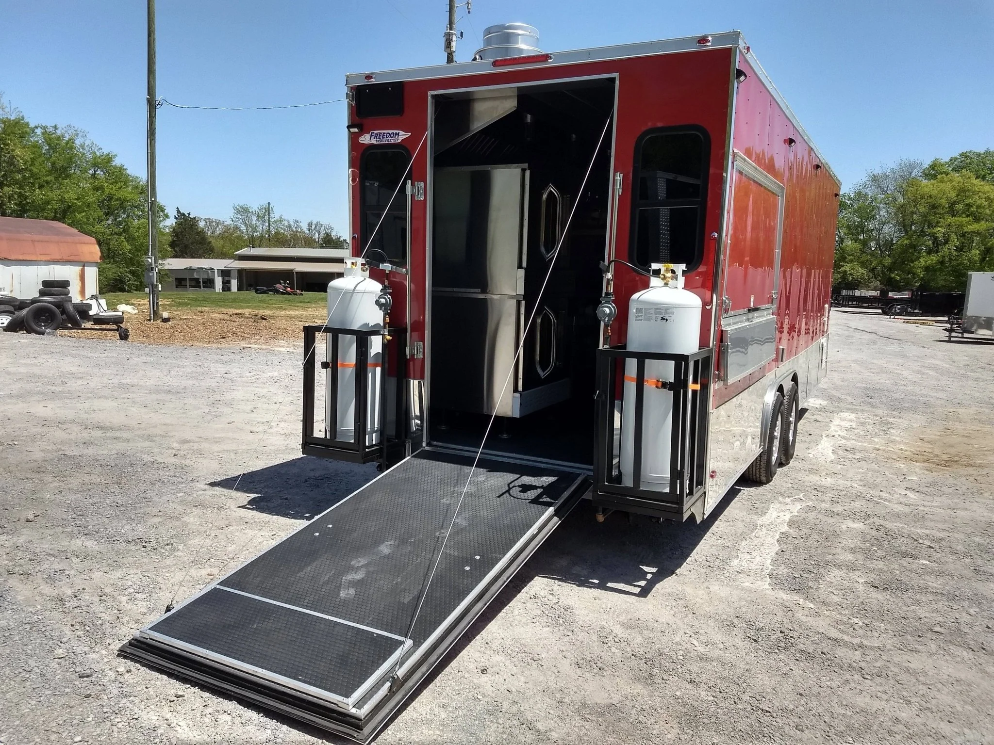 737-8.5-x-24-red-concession-food-trailer-with-appliances-20.webp 8.5' x 24' Red Concession Food Trailer With Appliances