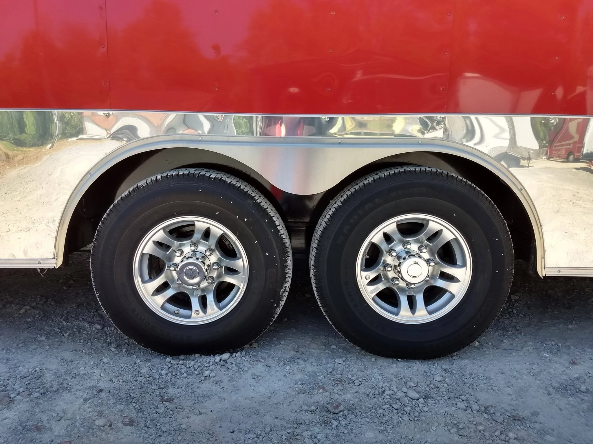 737-8.5-x-24-red-concession-food-trailer-with-appliances-3.webp 8.5' x 24' Red Concession Food Trailer With Appliances