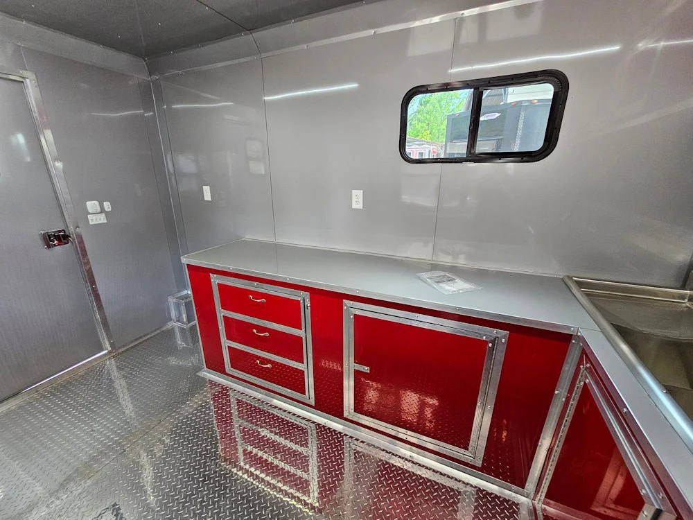 738-8.5-x-24-red-concession-trailer-with-12ft-porch-food-event-catering-18.webp 8.5' X 24' Red Concession Trailer With 12ft Porch Food Event Catering