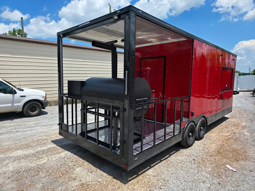 739-8.5-x-24-red-with-blackout-bbq-concession-trailer-with-8ft-porch-13.webp 8.5' X 24' Red With Blackout BBQ Concession Trailer With 8ft Porch