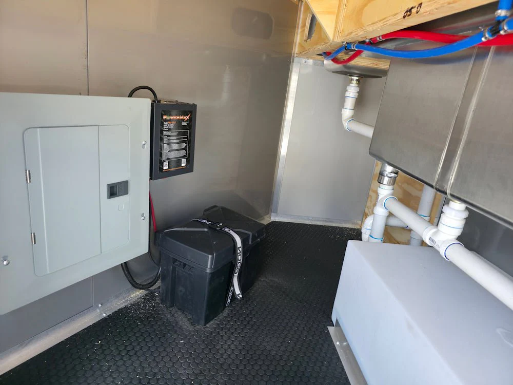 739-8.5-x-24-red-with-blackout-bbq-concession-trailer-with-8ft-porch-5.webp 8.5' X 24' Red With Blackout BBQ Concession Trailer With 8ft Porch