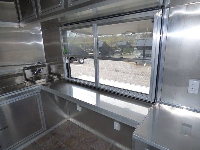 740-8.5-x-24-silver-frost-catering-event-concession-food-trailer-11.jpg 8.5' x 24' Silver Frost Catering Event Concession Food Trailer