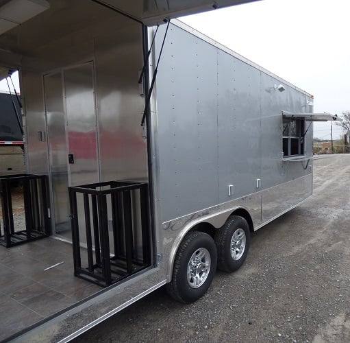 740-8.5-x-24-silver-frost-catering-event-concession-food-trailer-25.jpg 8.5' x 24' Silver Frost Catering Event Concession Food Trailer