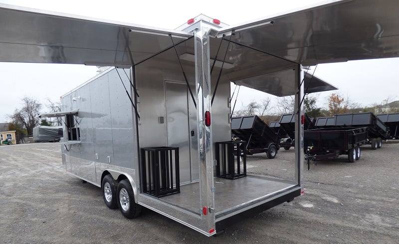 740-8.5-x-24-silver-frost-catering-event-concession-food-trailer-26.jpg 8.5' x 24' Silver Frost Catering Event Concession Food Trailer