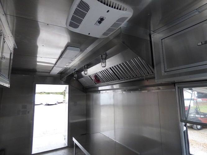 740-8.5-x-24-silver-frost-catering-event-concession-food-trailer-5.jpg 8.5' x 24' Silver Frost Catering Event Concession Food Trailer