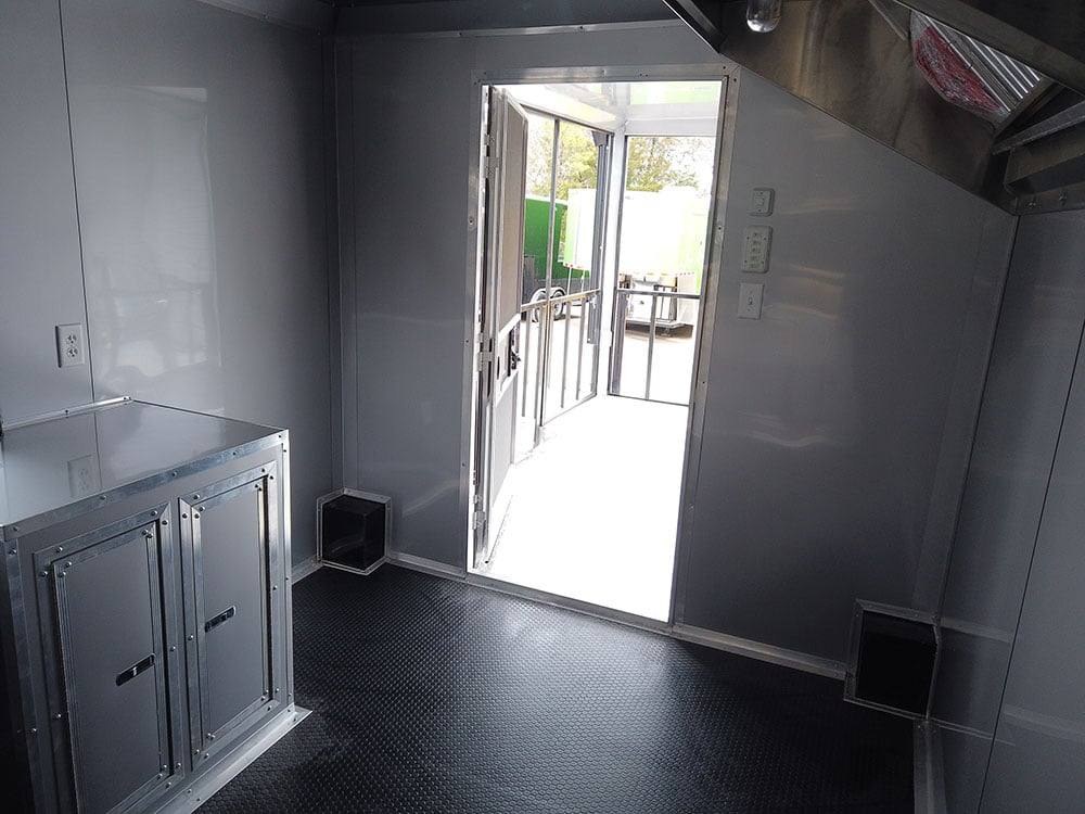 741-8.5-x-24-victory-red-bbq-porch-concession-food-trailer-3.jpg 8.5' x 24' Victory Red BBQ Porch Concession Food Trailer