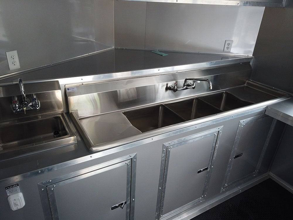 741-8.5-x-24-victory-red-bbq-porch-concession-food-trailer-5.jpg 8.5' x 24' Victory Red BBQ Porch Concession Food Trailer