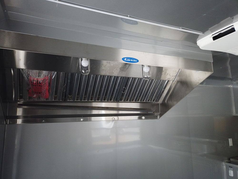 741-8.5-x-24-victory-red-bbq-porch-concession-food-trailer-9.jpg 8.5' x 24' Victory Red BBQ Porch Concession Food Trailer