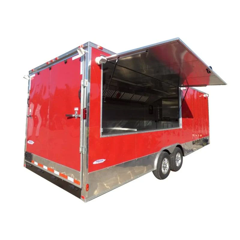 742-8.5-x-24-victory-red-event-vending-concession-food-trailer-1.webp 8.5' x 24' Victory Red Event Vending Concession Food Trailer