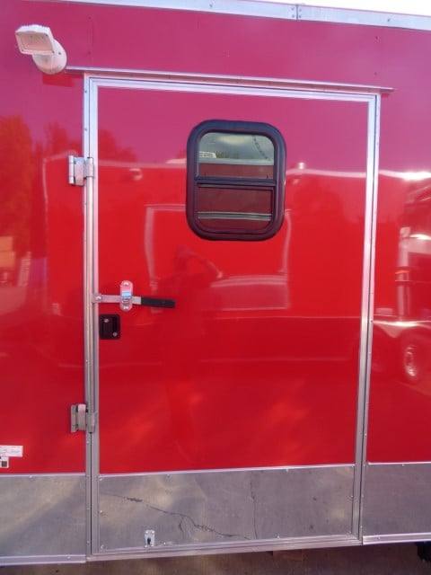 742-8.5-x-24-victory-red-event-vending-concession-food-trailer-25.jpg 8.5' x 24' Victory Red Event Vending Concession Food Trailer
