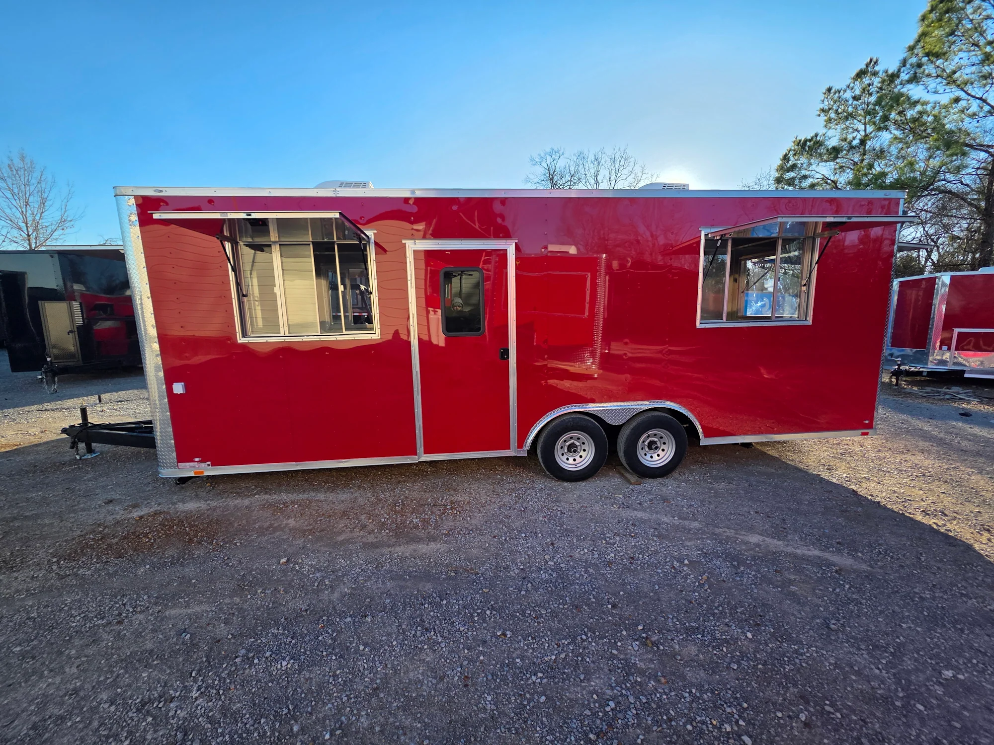 743-8.5-x-24-victory-red-oil-rig-operations-concession-trailer-13.webp 8.5' X 24' Victory Red Oil Rig Operations Concession Trailer