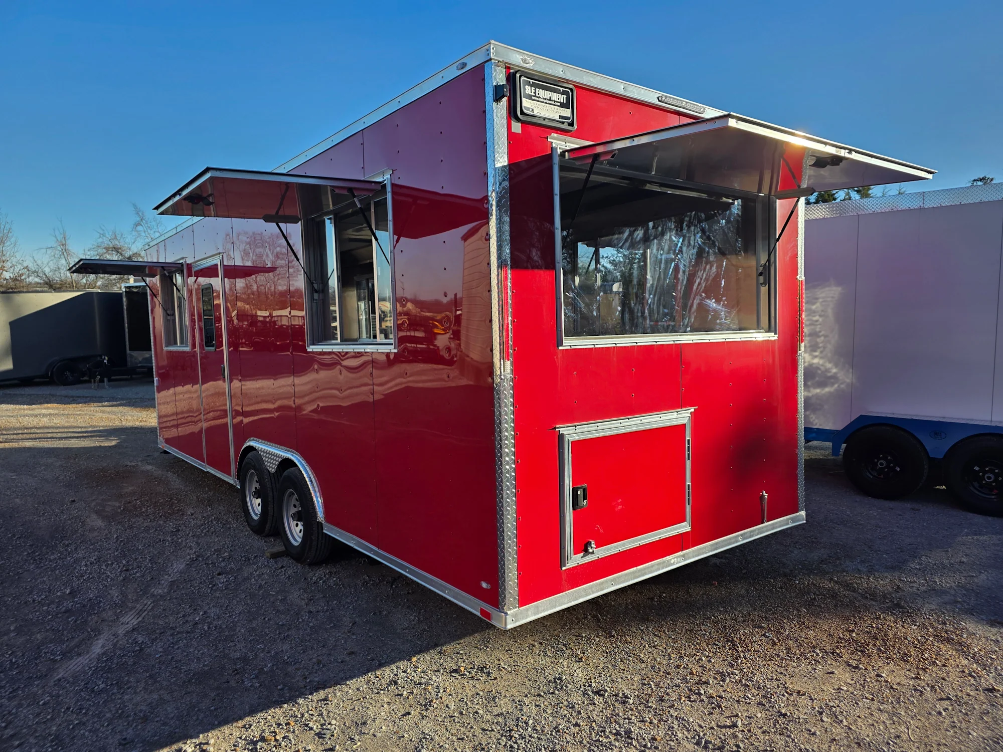 743-8.5-x-24-victory-red-oil-rig-operations-concession-trailer-14.webp 8.5' X 24' Victory Red Oil Rig Operations Concession Trailer