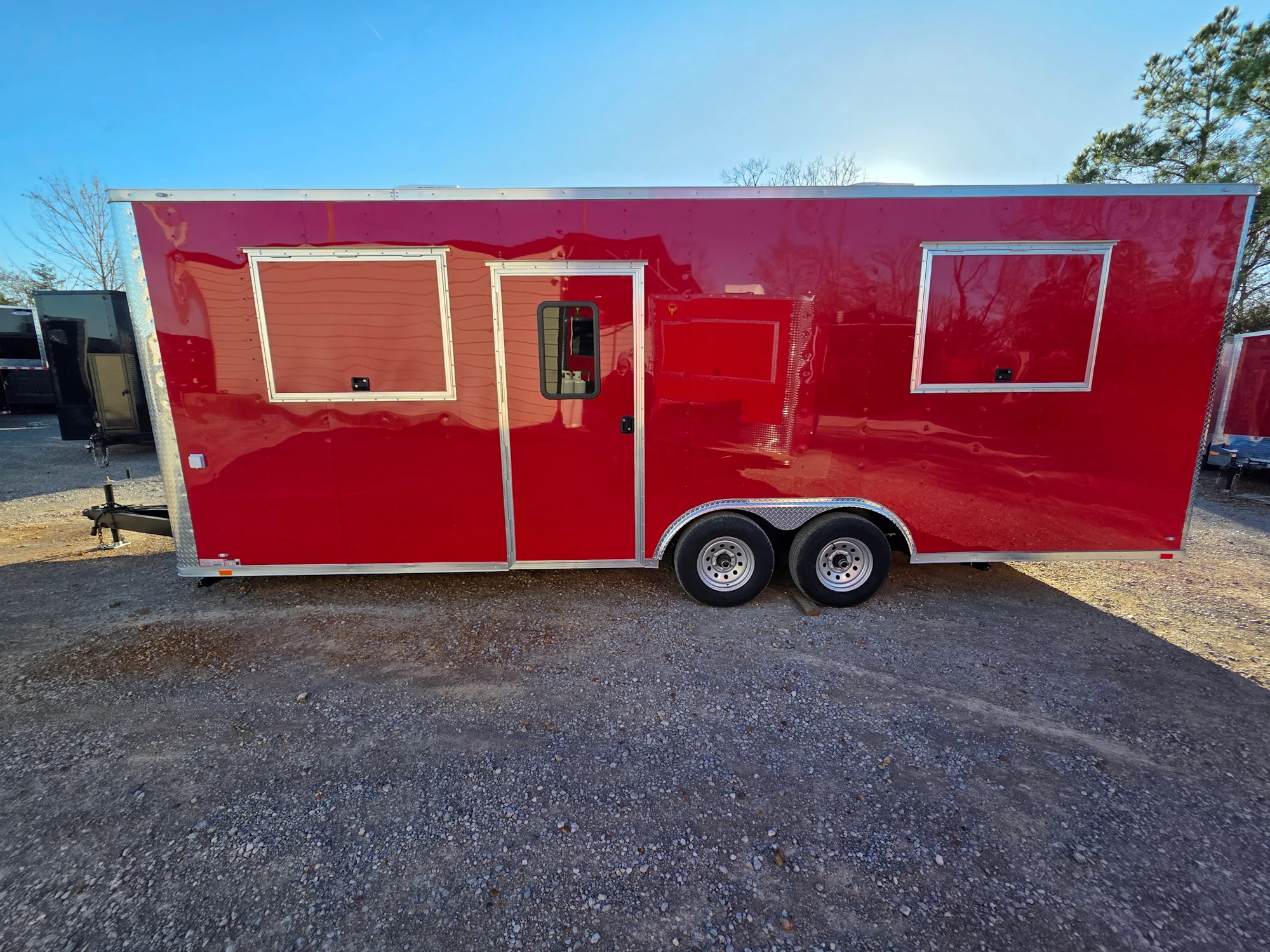 743-8.5-x-24-victory-red-oil-rig-operations-concession-trailer-5.webp 8.5' X 24' Victory Red Oil Rig Operations Concession Trailer