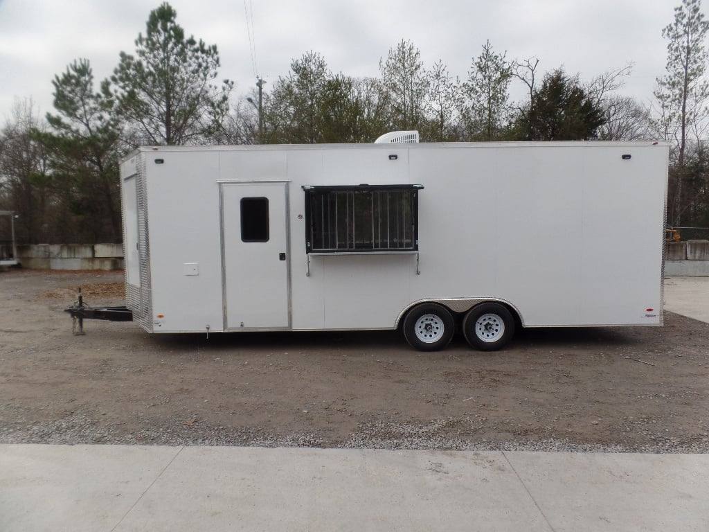 746-8.5-x-24-white-coffee-concession-food-trailer-1.jpg 8.5' x 24' White Coffee Concession Food Trailer