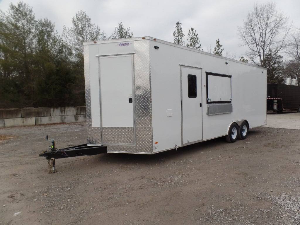 746-8.5-x-24-white-coffee-concession-food-trailer-8.jpg 8.5' x 24' White Coffee Concession Food Trailer