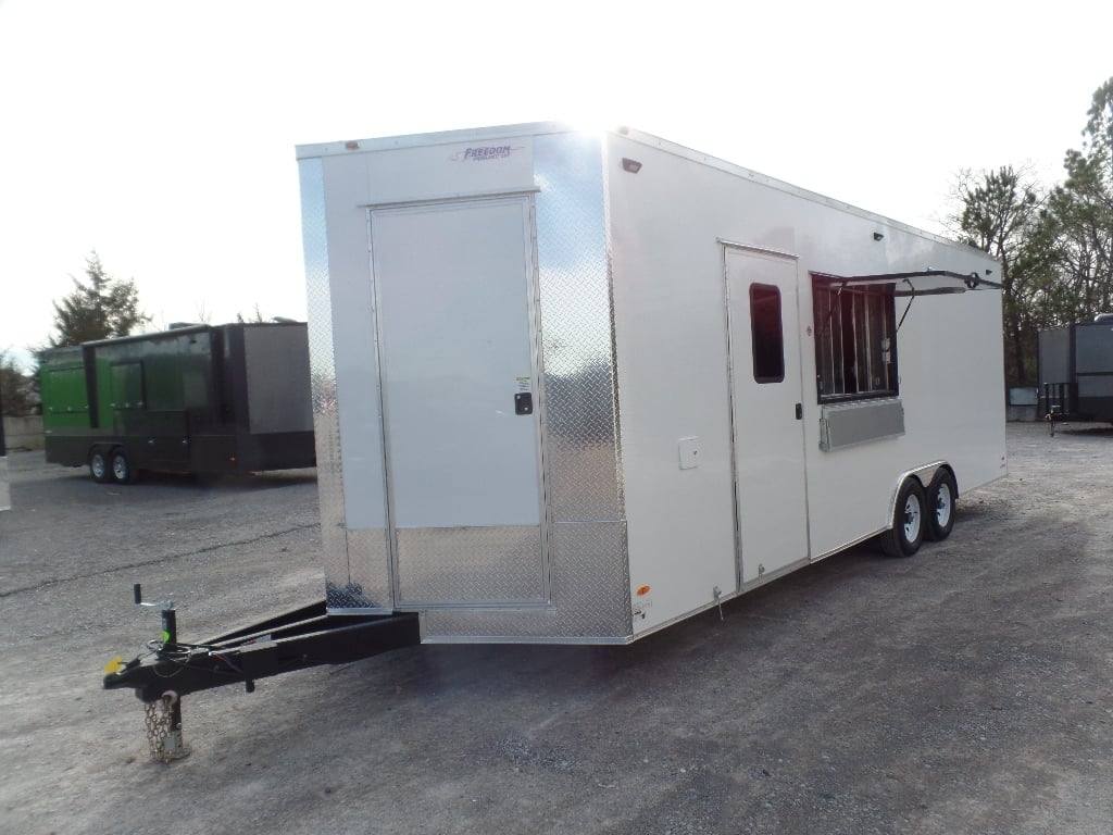 747-8.5-x-24-white-coffee-concession-food-trailer-with-appliances-14.jpg 8.5' x 24' White Coffee Concession Food Trailer With Appliances