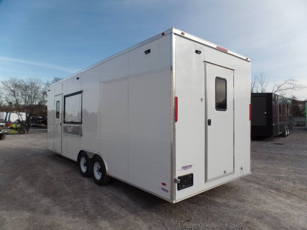 747-8.5-x-24-white-coffee-concession-food-trailer-with-appliances-16.jpg 8.5' x 24' White Coffee Concession Food Trailer With Appliances