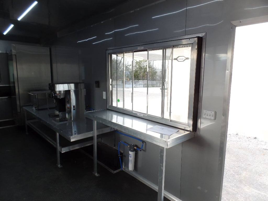 747-8.5-x-24-white-coffee-concession-food-trailer-with-appliances-19.jpg 8.5' x 24' White Coffee Concession Food Trailer With Appliances