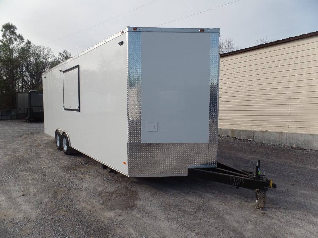 747-8.5-x-24-white-coffee-concession-food-trailer-with-appliances-35.jpg 8.5' x 24' White Coffee Concession Food Trailer With Appliances