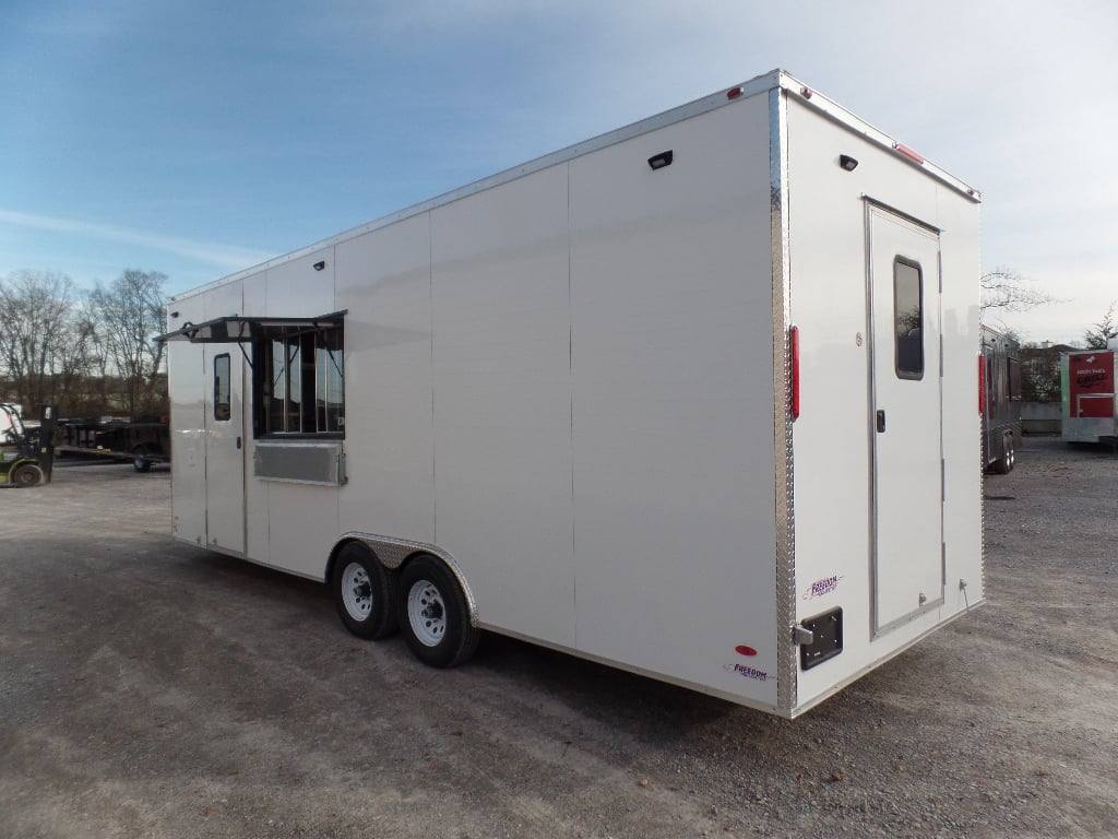 747-8.5-x-24-white-coffee-concession-food-trailer-with-appliances-37.jpg 8.5' x 24' White Coffee Concession Food Trailer With Appliances