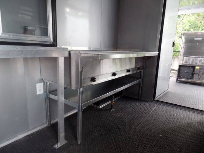 748-8.5-x-24-white-concession-bbq-food-trailer-with-appliances-11.jpg 8.5' x 24' White Concession BBQ Food Trailer With Appliances