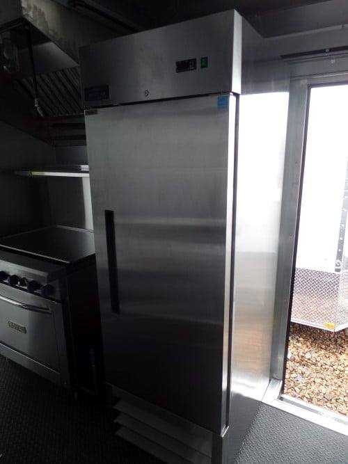 748-8.5-x-24-white-concession-bbq-food-trailer-with-appliances-7.jpg 8.5' x 24' White Concession BBQ Food Trailer With Appliances