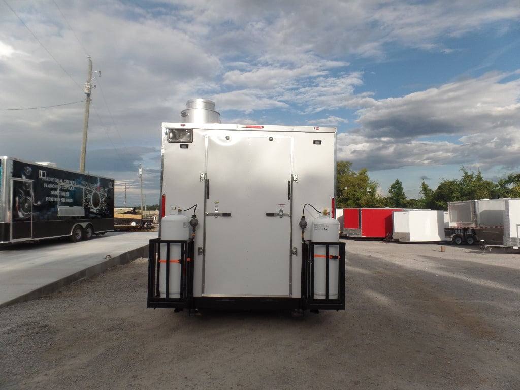 749-8.5-x-24-white-concession-food-catering-trailer-with-appliances-30.jpg 8.5' x 24' White Concession Food Catering Trailer With Appliances
