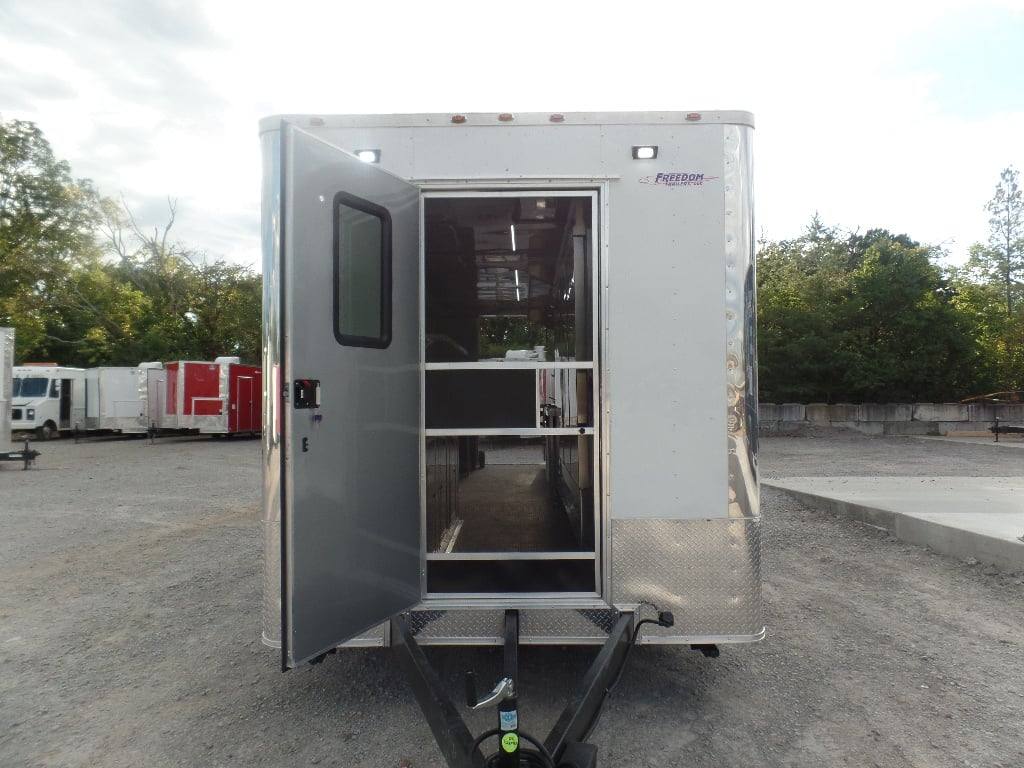 749-8.5-x-24-white-concession-food-catering-trailer-with-appliances-31.jpg 8.5' x 24' White Concession Food Catering Trailer With Appliances
