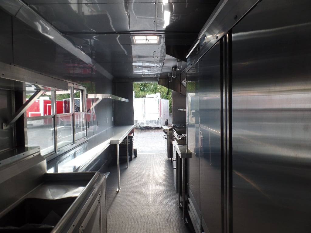 749-8.5-x-24-white-concession-food-catering-trailer-with-appliances-9.jpg 8.5' x 24' White Concession Food Catering Trailer With Appliances