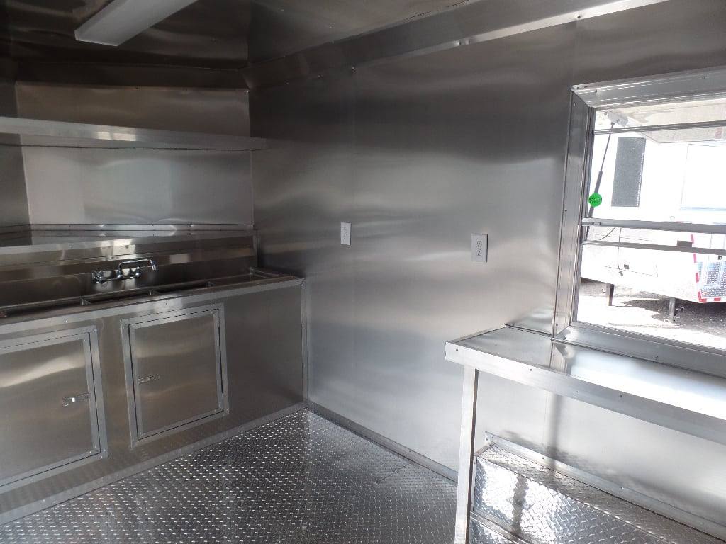 75-8.5-x-16-black-catering-event-concession-food-trailer-4.jpg 8.5' x 16' Black Catering Event Concession Food Trailer
