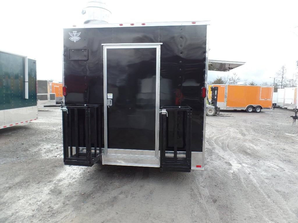 75-8.5-x-16-black-catering-event-concession-food-trailer-7.jpg 8.5' x 16' Black Catering Event Concession Food Trailer