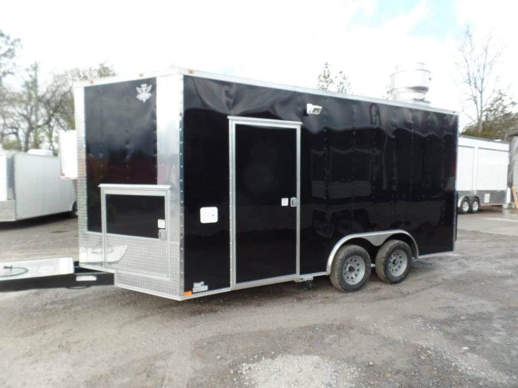 75-8.5-x-16-black-catering-event-concession-food-trailer-8.jpg 8.5' x 16' Black Catering Event Concession Food Trailer