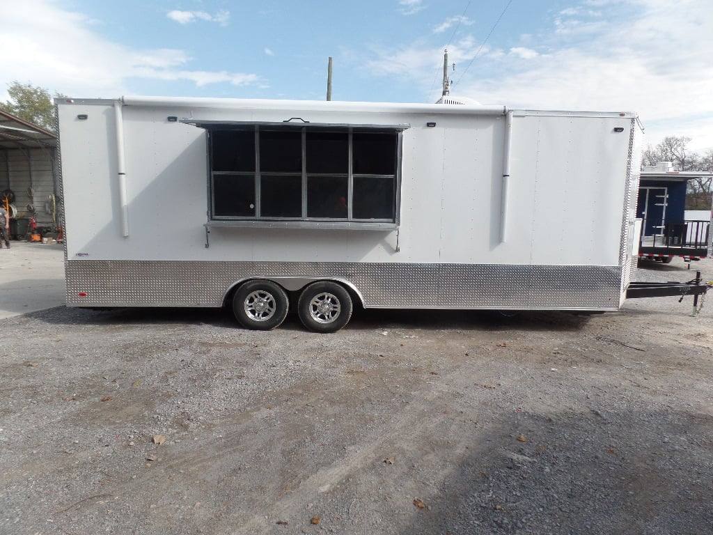 750-8.5-x-24-white-concession-food-event-trailer-14.jpg 8.5' x 24' White Concession Food Event Trailer
