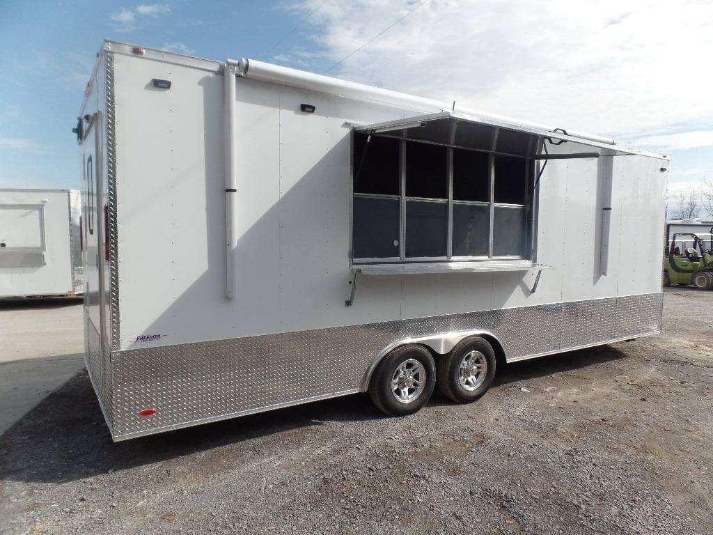 750-8.5-x-24-white-concession-food-event-trailer-19.jpg 8.5' x 24' White Concession Food Event Trailer