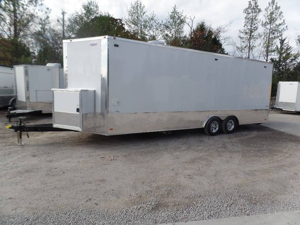 750-8.5-x-24-white-concession-food-event-trailer-2.jpg 8.5' x 24' White Concession Food Event Trailer