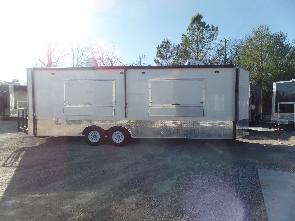 751-8.5-x-24-white-concession-food-trailer-19.jpg 8.5' x 24' White Concession Food Trailer