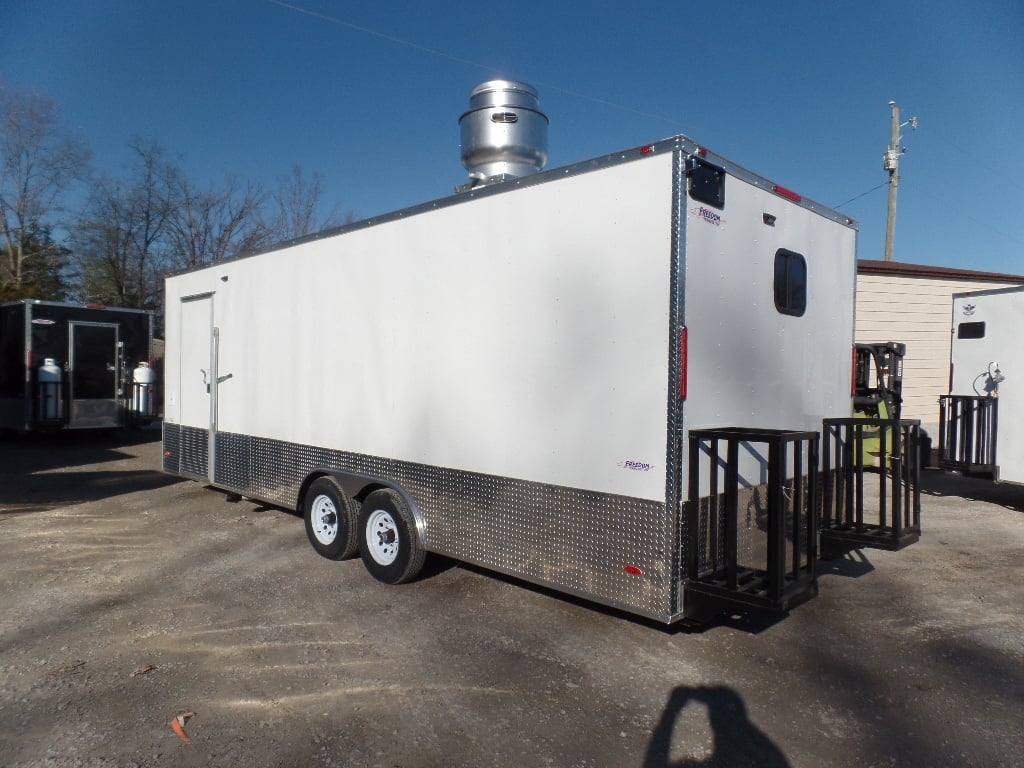 751-8.5-x-24-white-concession-food-trailer-21.jpg 8.5' x 24' White Concession Food Trailer