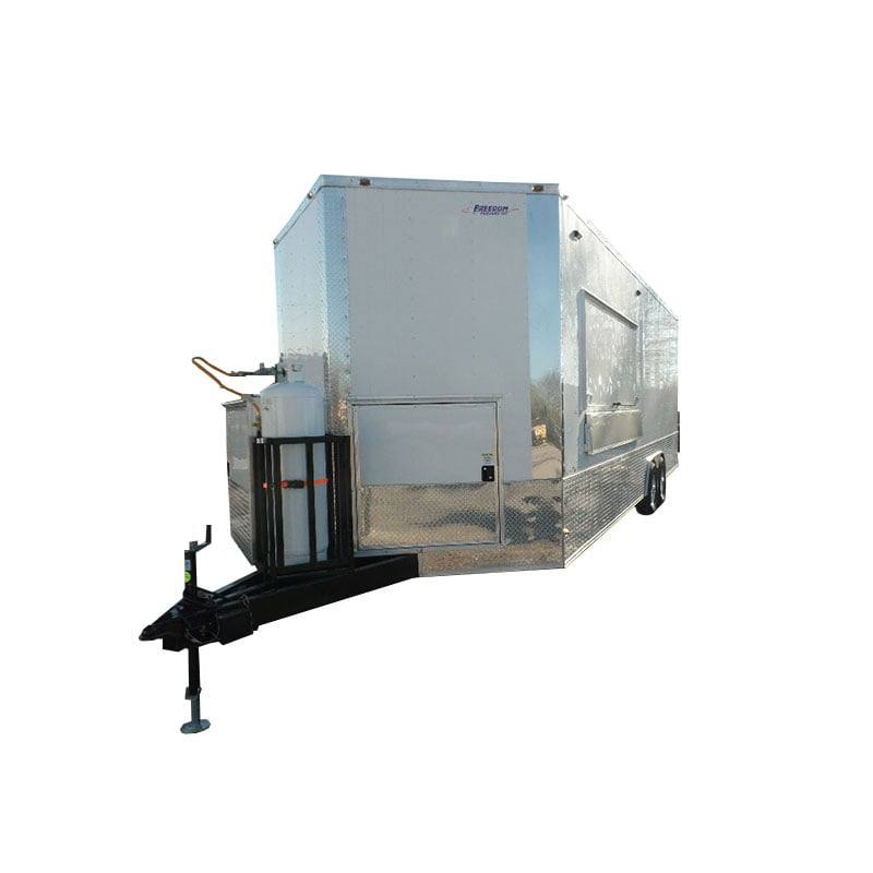 753-8.5-x-24-white-concession-food-trailer-with-appliances-1.jpg 8.5' x 24' White Concession Food Trailer With Appliances