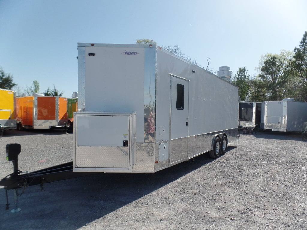 754-8.5-x-24-white-concession-food-trailer-with-appliances-16.jpg 8.5' x 24' White Concession Food Trailer With Appliances