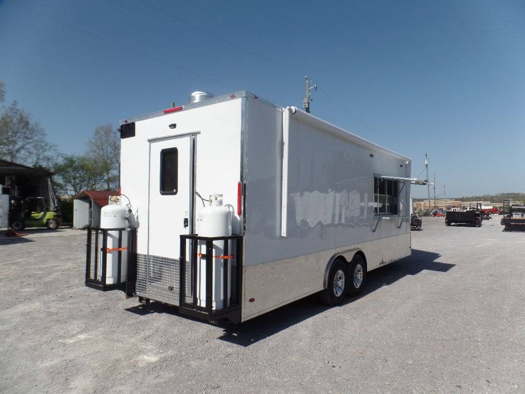 754-8.5-x-24-white-concession-food-trailer-with-appliances-9.jpg 8.5' x 24' White Concession Food Trailer With Appliances